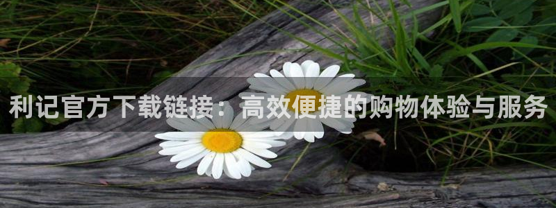 新城平台官网入口：利记官方下载链接：高效便捷的购物体验与服务