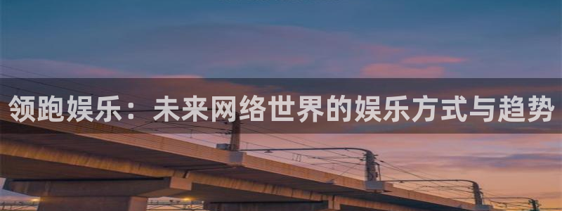 新城平台股份：领跑娱乐：未来网络世界的娱乐方式与趋势