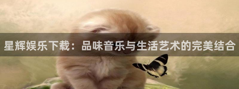 新城平台主管：星辉娱乐下载：品味音乐与生活艺术的完美结合